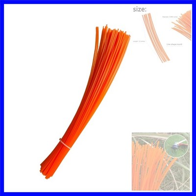 62 Pieces Precut Round Replacement Line .095 Inches by 12 Inches Length Grass...