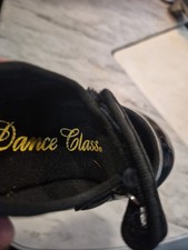 Pre-owned Dance Class Toddler Girls Tap Shoes Mary Jane Black Patent Size 6.5