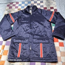 Vintage United Airlines Crew Jacket Outdoor Baggage Unitog Size 36 Regular Blue