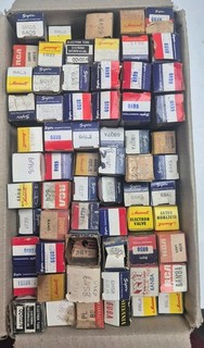 lot1 box of Tubes for Hifi Amplifier Radio Test Equipment preamp NOS