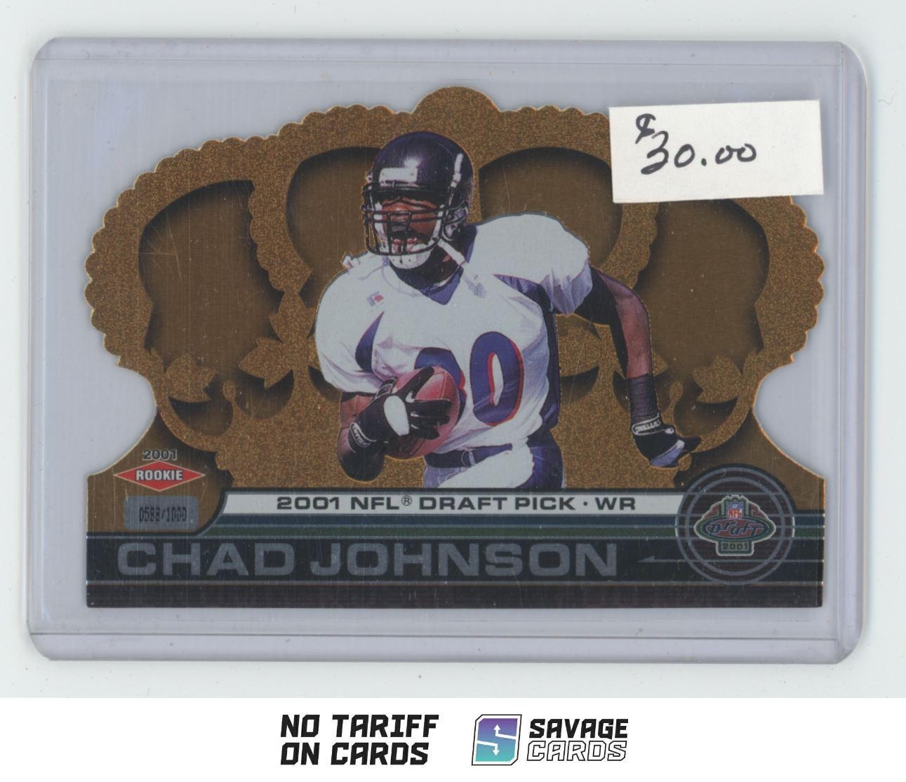 Chad Johnson Pacific Crown Royale #187 Base