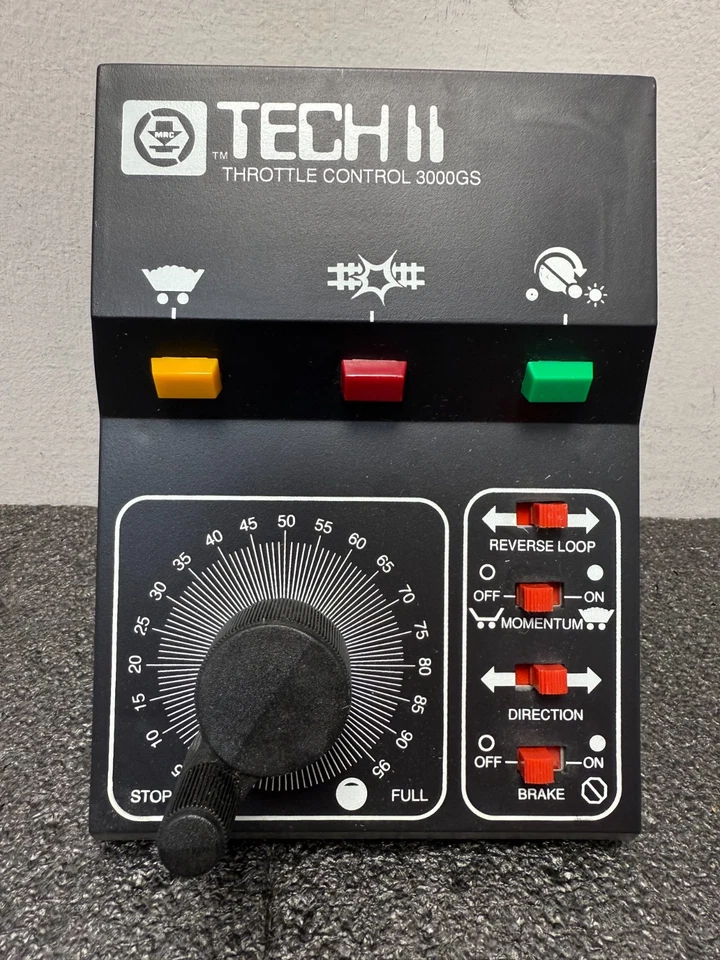 MRC Tech II DC Model Railroad Throttle 3000GS WITHOUT Transformer - VGC - NO BOX - Image 2 of 4
