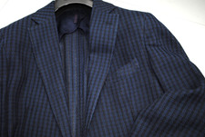 SANTANIELLO SARTORIALE GIACCA TESSUTO COTONE LINO TG 50 450,00 CART. AS2C