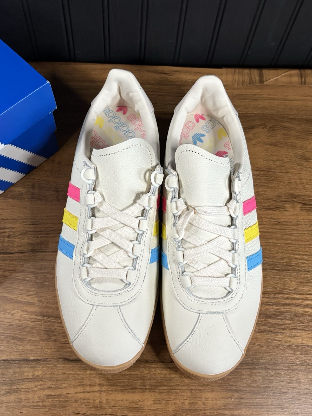 Adidas Trimm Star White/Multi Size 8 image 5
