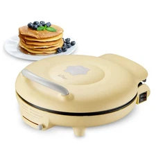 Bear 11.8'' 1500W Smokeless Indoor Grill with Adjustable Temp, Quesadilla Mak...