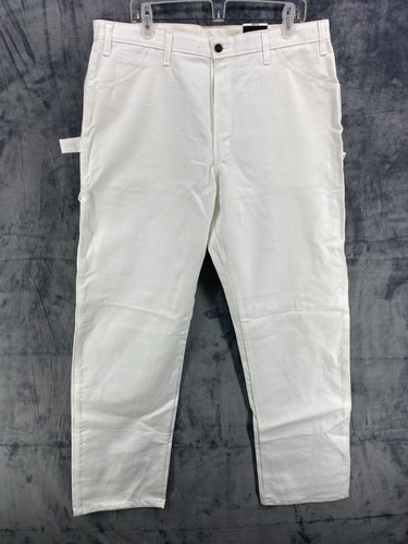 Dickies Utility Malerhose weiß Relaxed Fit Herren 38x34 Sherwin Williams Neu mit Etikett - Bild 9 von 16