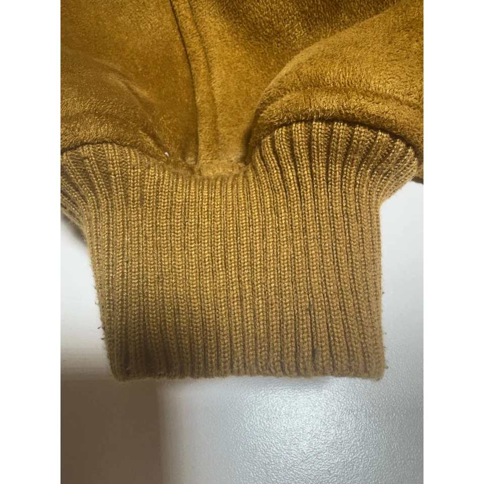 Chaqueta de invierno deportiva de gamuza sintética para hombre Koran talla 4XL forrada de piel sintética  Foto 4 de 4