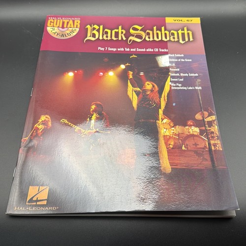 BLACK SABBATH Guitar Play-Along Volume 67 with CD!!
