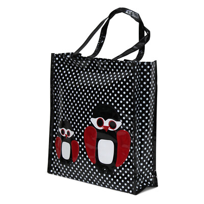 Borsa Donna Shopper In Plastica Busta Spesa Casual Universale Gufo | eBay