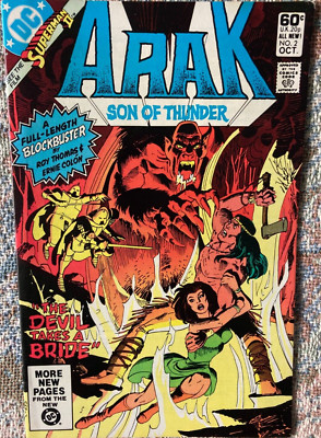 ARAK SON OF THUNDER #2 VF- (7.5) DC COMICS 1981