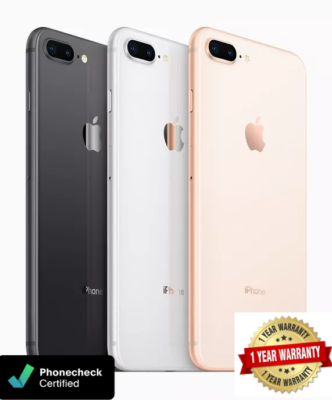 Apple iPhone 8 本体 「美品」 Apple iPhone 8 Plus, Unlocked, 256GB in Silver - Open Box - Water