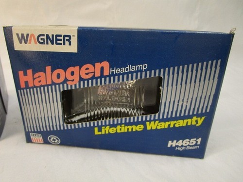 Wagner Halogen Headlamp H4651 High Beam Headlights Set of 2 - Picture 2 of 6