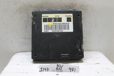 2001 GMC Suburban Body Control Module BCM 09370249 Module 981 1M7 | eBay
