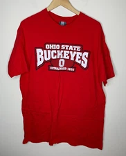Ohio State Buckeyes OSU Shirt Mens XL Red Graphic Cotton J America NEW