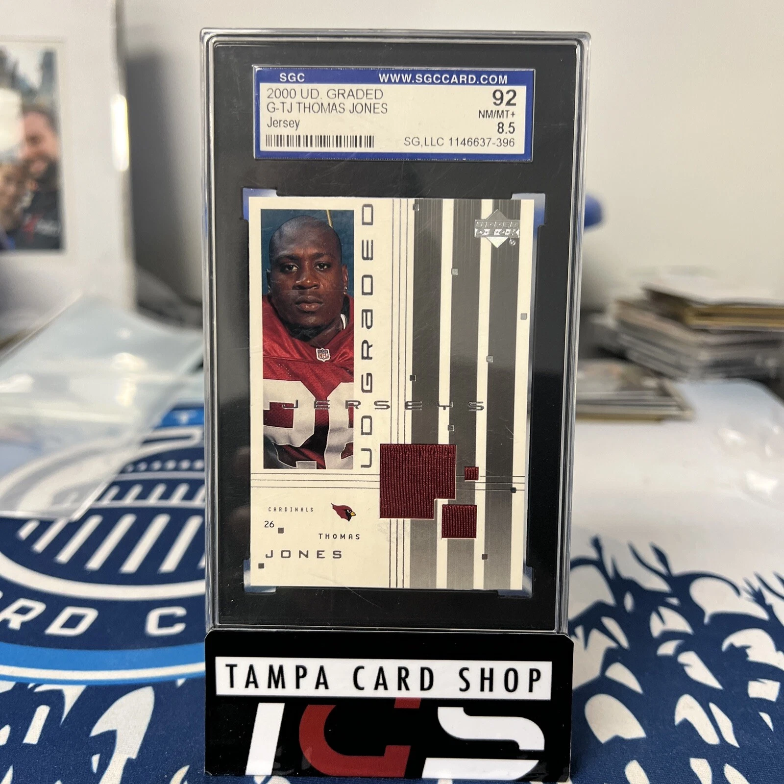 Thomas Jones Upper Deck Graded #GTJ Jerseys