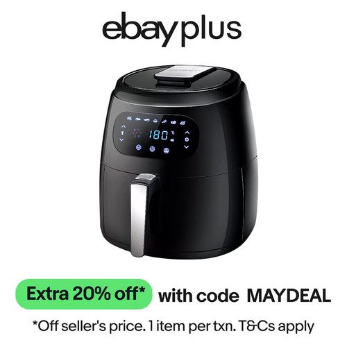 Devanti Air Fryer 8.5L Fryers LCD Touch Cooker Oil Free Kitchen  Accessories