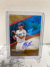 2021 Bowman's Best - Best of '21 Auto Gold Refractor /50 Maddux Bruns #B21-MB