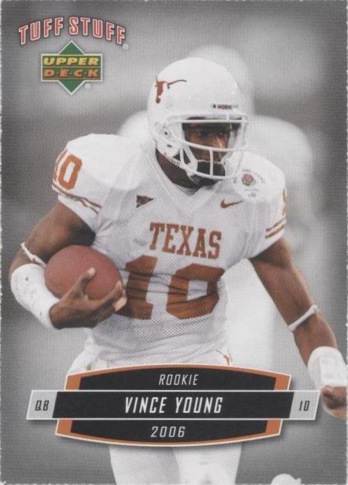 2006-07 Upper Deck Tuff Stuff Vince Young #TSUD-3 - 1 of 2