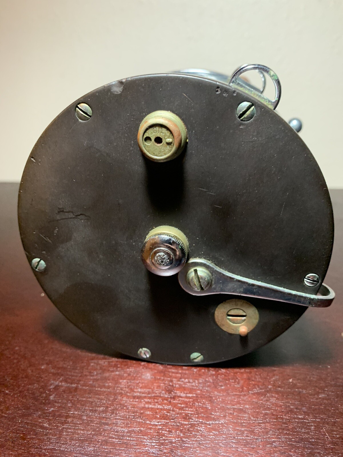 VINTAGE COLLECTIBLE PFLUEGER ATLAPAC 6/0 TROLLING FISHING REEL, PRE-OWNED