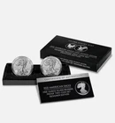 American Eagle 2021 One Ounce Silver Reverse Proof Two-Coin Set 21XJ Sealed Box