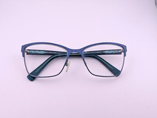 Escada Eyeglasses, Frames Only, VES 960 8GAM Matte Blue, 55-16-135, Metal, Italy