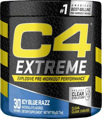 Cellucor C4 Extreme PREWORKOUT - Caffeine - Beta Alanine + Creatine- 30 Servings