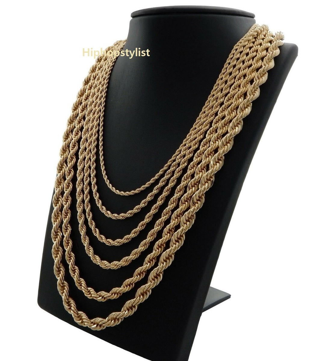 Rope Chain Necklace to 10mm Width 18