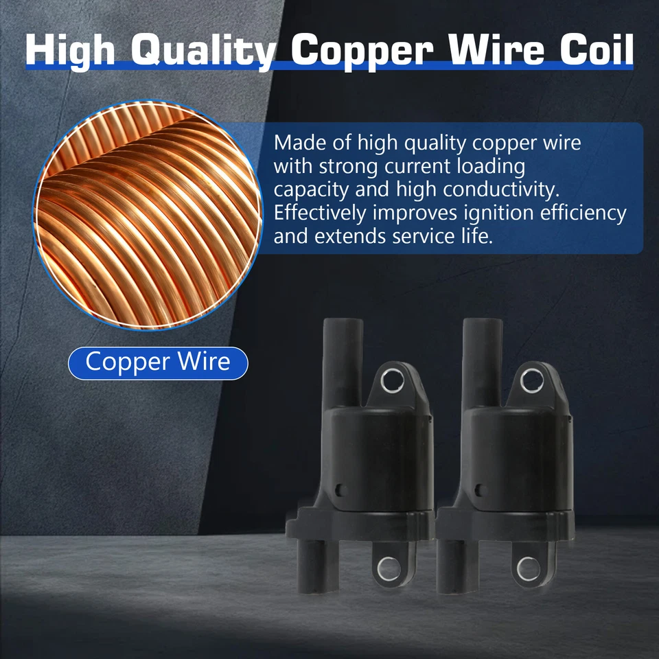 8x ignition coils+ 8x Iridium Spark Plugs for 2018-2014 Chevrolet Silverado 1500 Foto 4 de 4