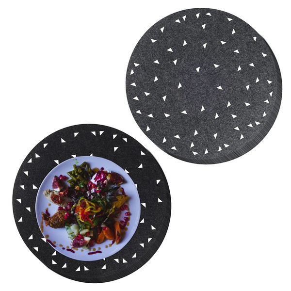 12X Tischset Platzmatte 36X44Cm Tropfenform Platzset Platzdeckchen Untersetzer-image