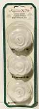 Flower Floating Candles 3 Pk 2" White Angel Kisses Candle-lite Fragrance De-Lite