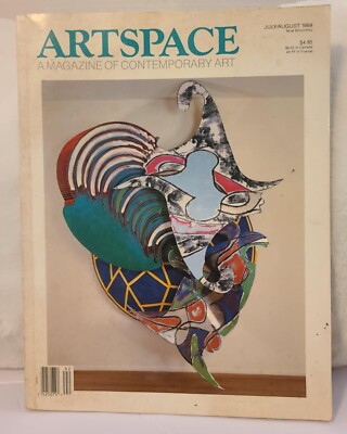 Artspace Magazine Contemporary Art July August 1989 Vintage 80s art & photos