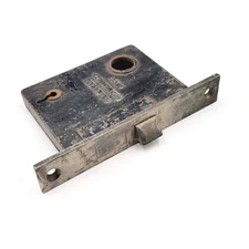 Vintage Mortise Lock Door Hardware Salvage Skeleton Keyhole NO key B122