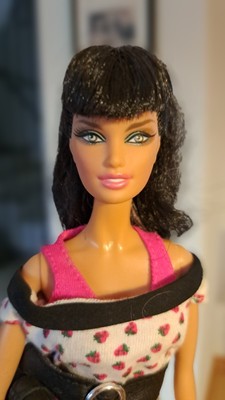 Barbie Top / Super Model Hair Wear Teresa 2007 Mattel Puppe Supermodel