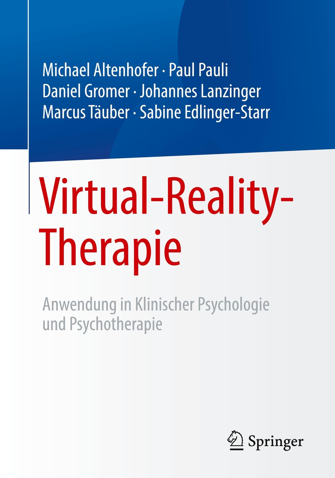 Thumbnail - Michael Altenhofer (u. A.) | Virtual-reality-therapie | Taschenbuch |
