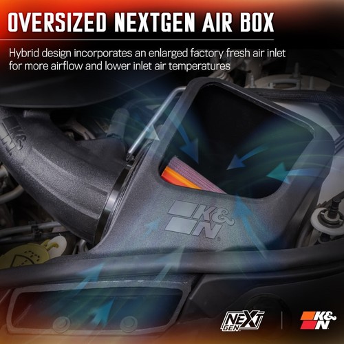 K&N NextGen Air Intake for 2016-2021 Grand Cherokee & 2016-2025 Durango 3.6L V6 - Picture 9 of 9