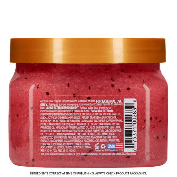 Tree Hut Watermelon Shea Sugar Exfoliating and Hydrating Body Scrub, 18 Oz.