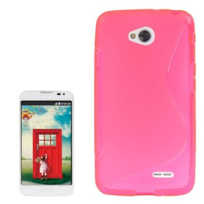 Handyhülle S Line TPU Tasche für LG L70 / Dual D325 Pink
