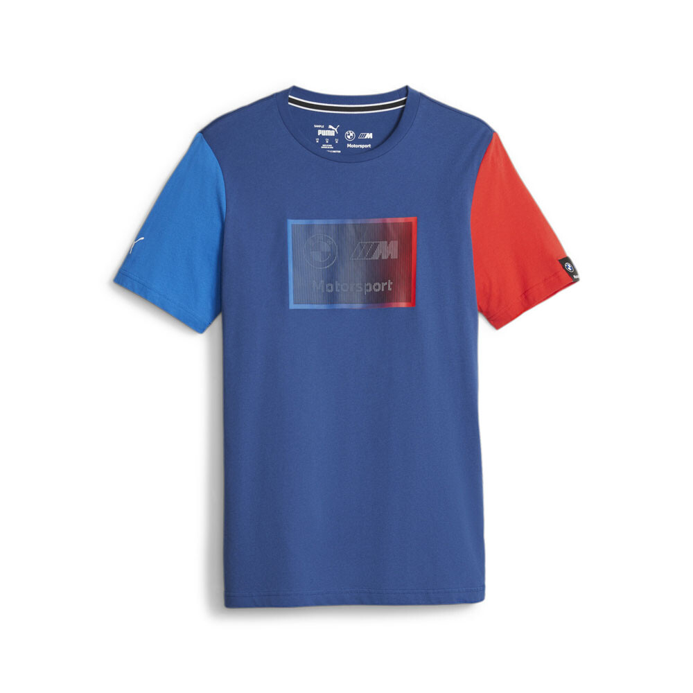 Футболка с логотипом Bmw Mms от Puma + мужские синие повседневные топы 62129804