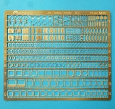 Airscale 1/32 Modern Jet Cockpit Photo-etched Sheet