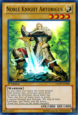 Noble Knight Artorigus GAOV-EN000 Super Rare Near Mint 1st X 1 YUGIOH CARD | eBay Noble Knight Artorigus GAOV-EN000 Super Rare Near Mint 1st X 1 YUGIOH CARD | eBay
