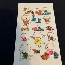 Vintage Hello Kitty Puffy Stickers - Rare