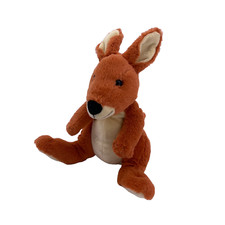 Kohls Cares 2011 Plush Stuffed Animal 11" Eric Carle Kangaroo Rust Yellow