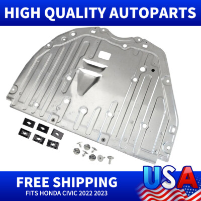 1Pcs For Honda Civic 2022-2023 Engine Splash Guard Under Car Shield Cover Board