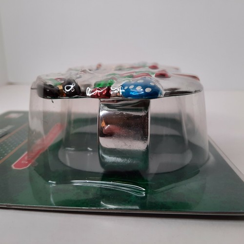 Snowman Frosty Christmas Napkin Ring Shiny Silver Allure 1998 Holiday 4 Vintage - Picture 4 of 12