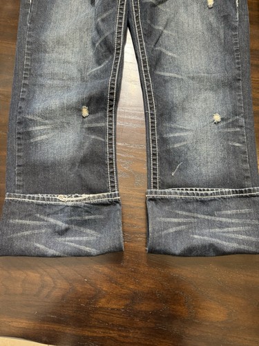 CJ Black Premium Lowrise Boot Cut Denim Jeans Men’s Size 36X32 - Picture 8 of 9