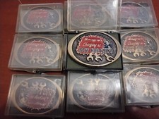 NOS Snap-On Tools Wrench NEW HORIZONS Solid Brass Belt Buckle Made In USA