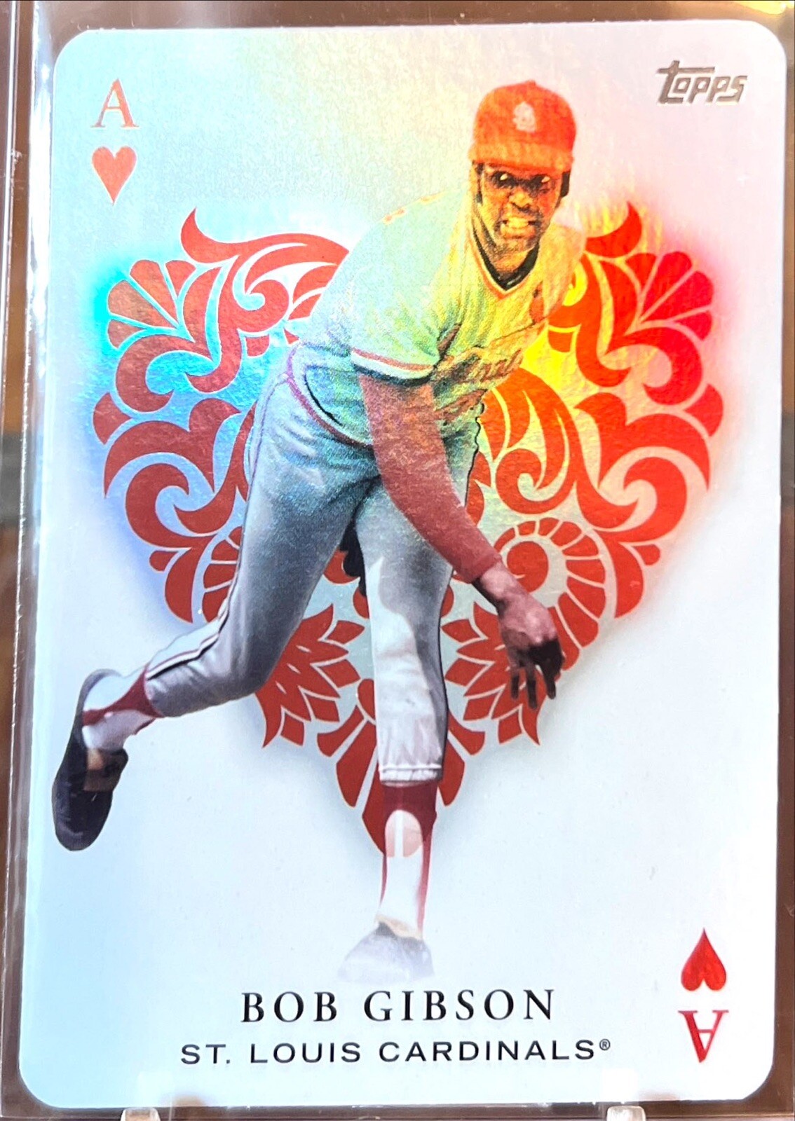 Bob Gibson 2023 Topps Series 1 All Aces Insert St. Louis Cardinals