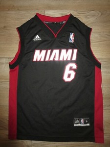 LeBron James #6 Miami Heat NBA Adidas NBA Jersey Youth M 10-12 medium | eBay