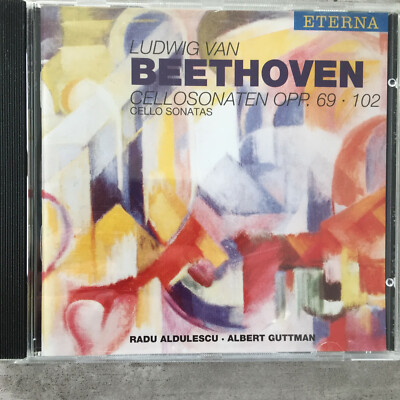 BEETHOVEN: Cello Sonaten - Aldulescu / Guttmann (CD Eterna 0031802BC / neu)