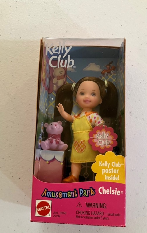 Barbie Kelly Club Amusement Park Chelsie W/ pink bear NIB Mattel 2000